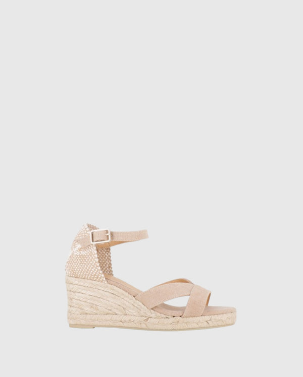 Bruna 6 Wedge Espadrilles Sand