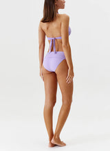 Brussels Halterneck Ring Bikini Top Lavender