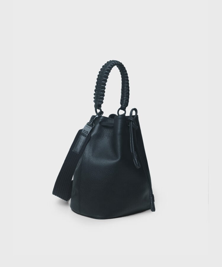 Bucket Bags Callista Crafts Bucket Bag 23 Grained Leather Black O/S / Black Apoella