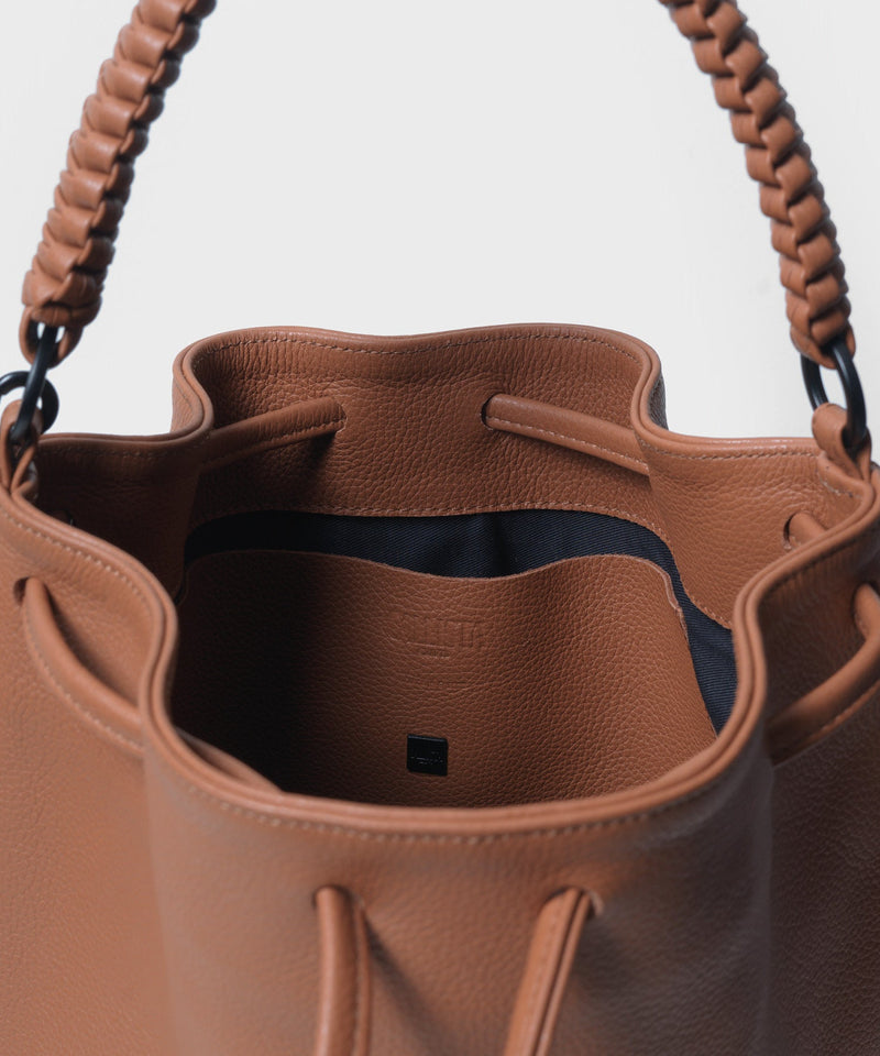 Bucket Bags Callista Crafts Bucket Bag 23 Grained Leather Caramel O/S / Caramel Apoella
