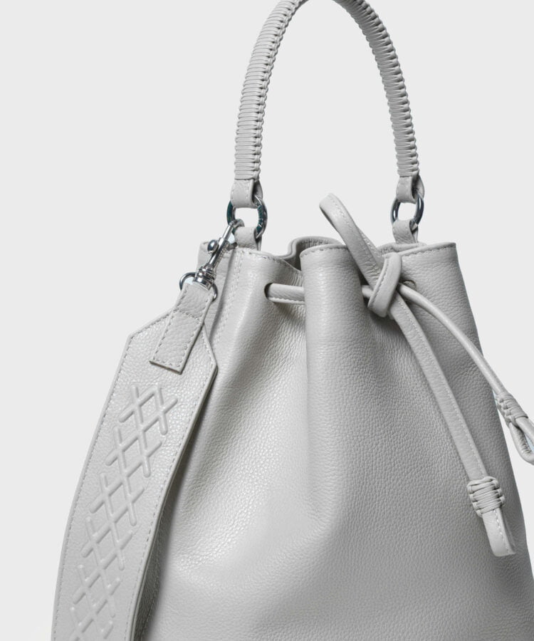 Bucket Bags Callista Crafts Bucket Bag Grained Leather Oat O/S / Oat Apoella