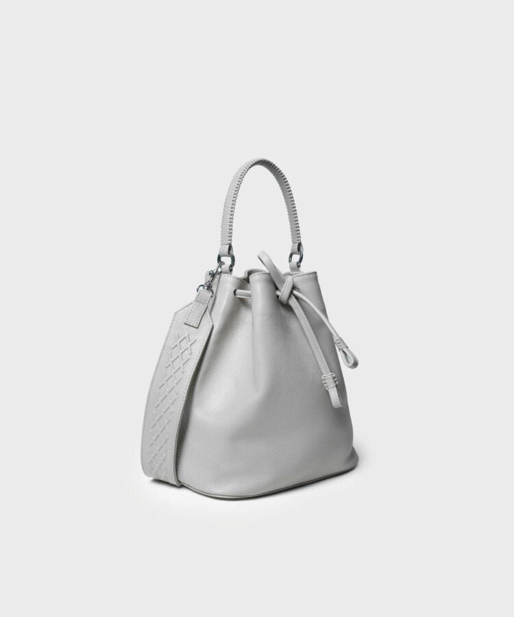 Bucket Bags Callista Crafts Bucket Bag Grained Leather Oat O/S / Oat Apoella