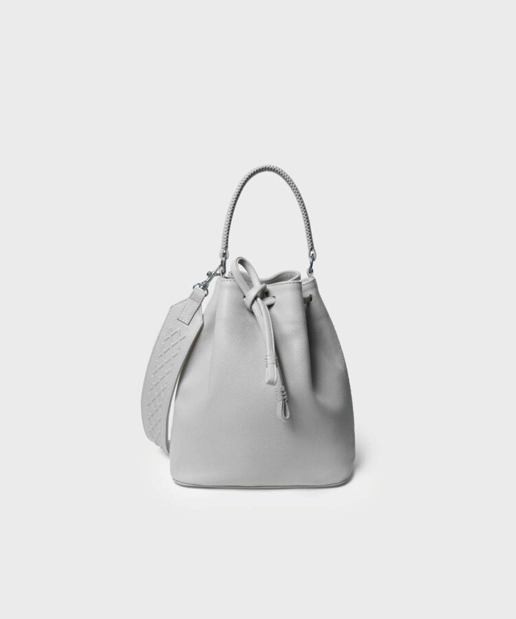 Bucket Bags Callista Crafts Bucket Bag Grained Leather Oat O/S / Oat Apoella