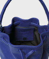 Bucket Bags Callista Crafts Micro Bucket Bag Grained Leather Violet O/S / Violet Apoella