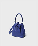 Bucket Bags Callista Crafts Micro Bucket Bag Grained Leather Violet O/S / Violet Apoella