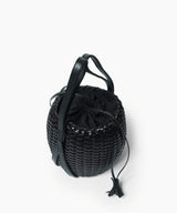 Bucket Bags Callista Crafts Woven Lea Bag Leather Black O/S Apoella