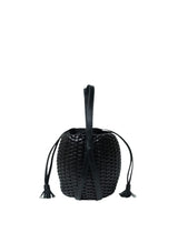Bucket Bags Callista Crafts Woven Lea Bag Leather Black O/S Apoella