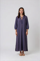 Caftans APLA Kappa Chi Wrinkle Caftan Navy Apoella