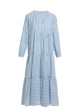 Caftans Apoella Urania Long Dress Sky/Yellow Stripes Apoella