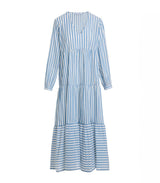 Caftans Apoella Urania Long Dress Sky/Yellow Stripes Apoella