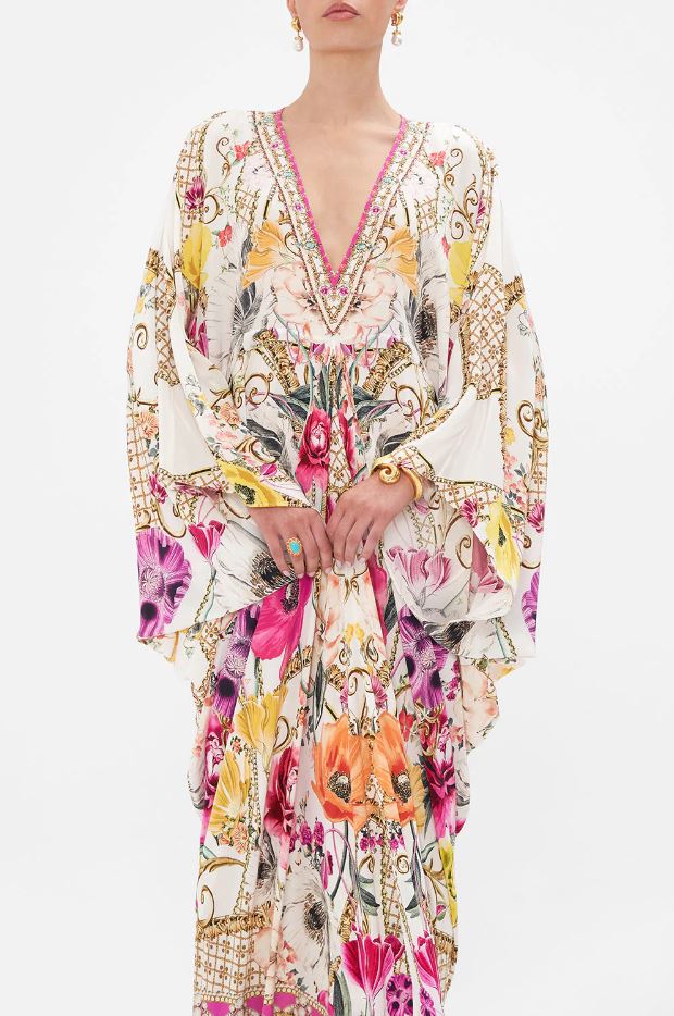 Caftans Camilla T-shape Long Kaftan Destiny Calling Color / O/S Apoella