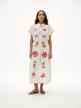 Caftans Carolina K Valerie Caftan Off White Apoella