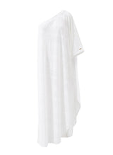 Caftans Melissa Odabash Savanna One Shoulder Knit Caftan White Apoella