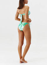 Canary Tie Side Bikini Bottom Rainforest