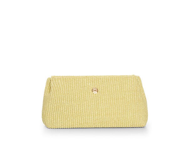 Clutch Apoella Aigina Straw Clutch Yellow O/S / Yellow Apoella