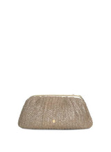 Clutch APOELLA Anafi Raffia Straw Clutch Gold O/S Apoella