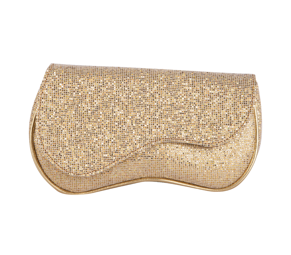 Wave Glitter Clutch Gold Apoella APOELLA