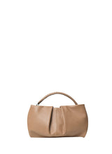 Clutch Callista Crafts Maxi Pleated Clutch Smooth Leather Camel O/S Apoella