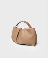 Clutch Callista Crafts Maxi Pleated Clutch Smooth Leather Camel O/S Apoella