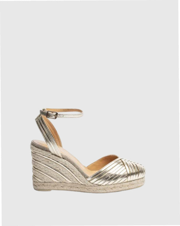 Cocoa 6 Wedge Espadrilles Platino
