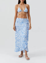 Danni Wrap Long Skirt Pineapples