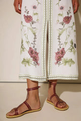 Dresses Ancient Kallos Wild Flowers Long Sundress Dress Off White Apoella