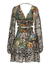 Dresses Anjuna Elisa Short Cut Out Dress Mix Giungla S / Color Apoella