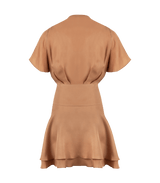 Dresses Apoella Amanda Short Wrap Dress Nude Apoella