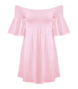 Dresses Apoella Arianna Smocked Bell Sleeve Mini Dress S/M / Pink Apoella