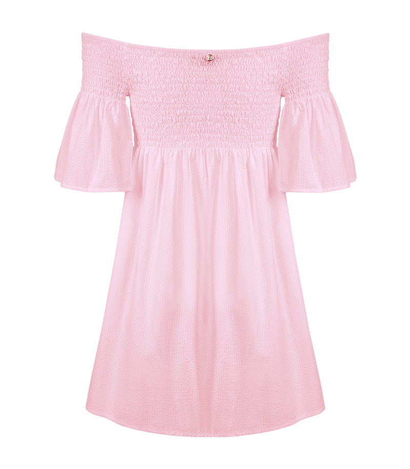 Dresses Apoella Arianna Smocked Bell Sleeve Mini Dress Apoella