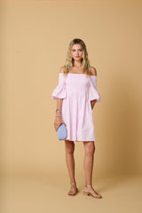 Dresses Apoella Arianna Smocked Bell Sleeve Mini Dress Apoella