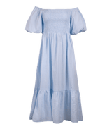 Dresses Apoella Ophelia Smocked Maxi Puff Sleeve Dress S/M / Sky Apoella
