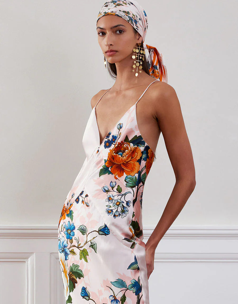 borgo de nor floral evening dress Marte Jacquard Maxi Dress main image 0