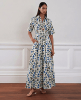 Dresses Borgo De Nor Posie Cotton Dress Dress Vine Flower Off White Apoella