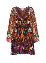 Dresses Camilla With Love Surealist Suspension A-Line Short Dress M / Leopard Multi Apoella