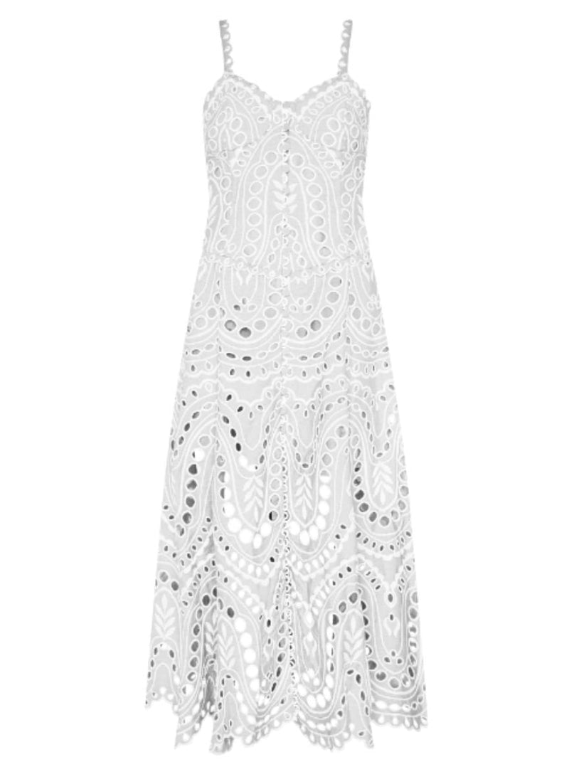 Solace Long Dress White Sealace – APOELLA