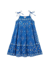 Dresses Juliet Dunn Mosaic Print Trapeze Mini Dress Royal Blue Apoella