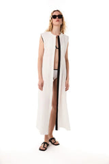 Dresses Kiohne Arche Crew Neck Dress Off White Apoella