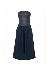 Dresses Kiohne Grace Bandeau Dress Navy Blue Sparkle Apoella