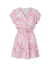 Dresses Marie Raxevsky Cotton Short Wrap Dress Dress Thalassa Pink Apoella