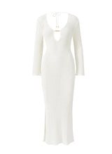 Dresses Melissa Odabash Casey Keyhole Knit Long Dress White Apoella