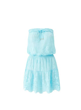 Dresses Melissa Odabash Isla Bandeau Lace Short Dress Sky Apoella