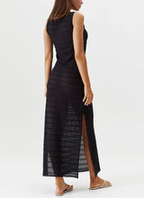 Dresses Melissa Odabash Maddie Crochet Long Dress Black Apoella