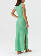 Dresses Melissa Odabash Maddie Crochet Long Dress Green Apoella