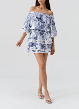 Dresses Melissa Odabash Micha Off Shoulder Short Dress Paloma Apoella