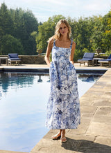 Dresses Melissa Odabash Posie Tie Shoulder Long Dress Nature Apoella