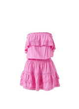 Dresses Melissa Odabash Salma Embroidered Bandeau Short Dress S / Pink Apoella