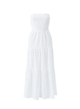 Dresses Melissa Odabash Sophie Bandeau Embroidered Long Dress White Apoella