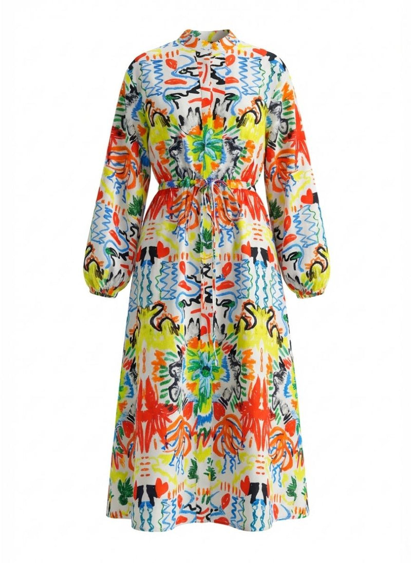 red floral embroidered frill sleeve melissa midi dress Floral Long Sleeve Mesh Midi Dress, Red Floral – Jolie Moi Retail main image 1