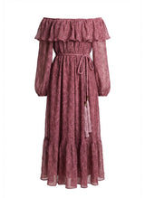 Dresses Sabina Musayev Festival Off Shoulder Ruffled Long Dress With Belt S Apoella